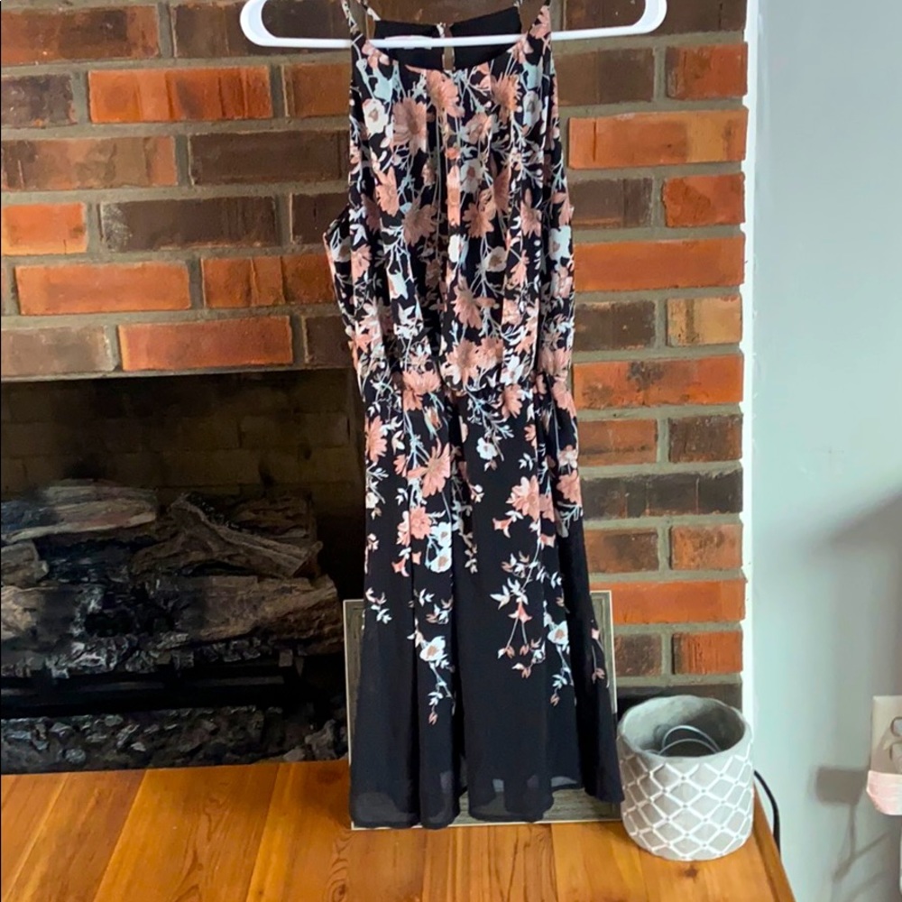 Floral/Black dress